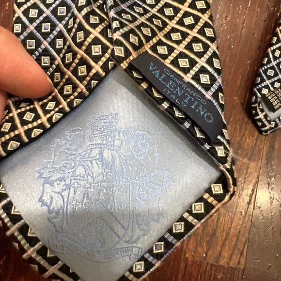 Gia Franco Valentino 100% silk multicolored printed tie - Picture 4 of 9